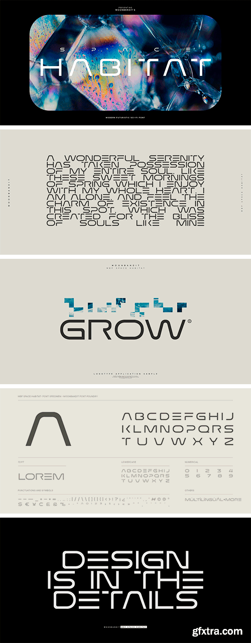 MBF Space Habitat Font