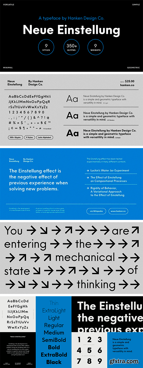 Neue Einstellung Font Family