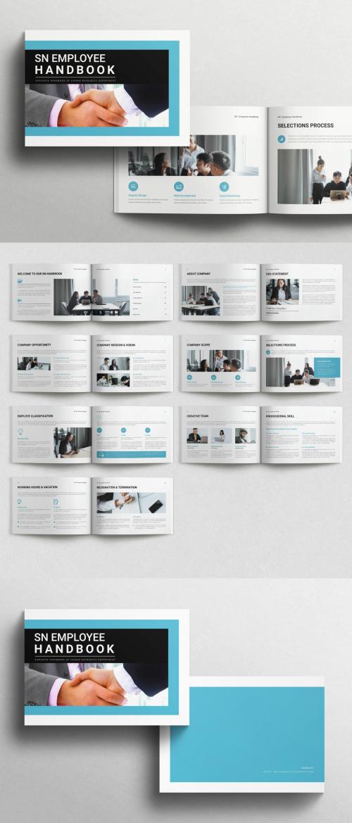 Employee Handbook Template Landscape 577942761