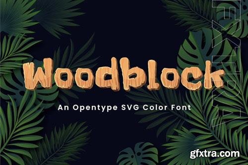 Woodblock font