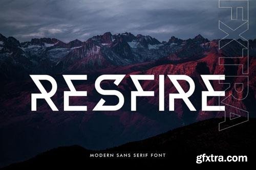 Resfire font