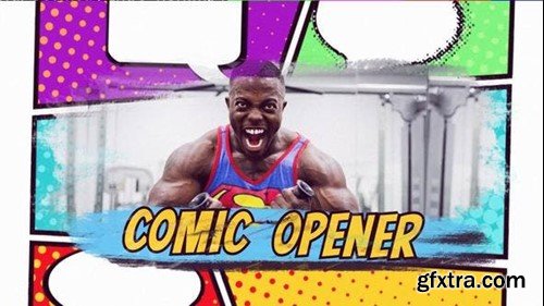 Videohive Comic Book Intro 45629301