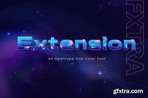 Extension font