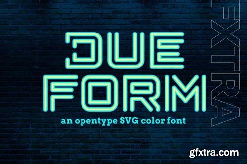 Due Form font