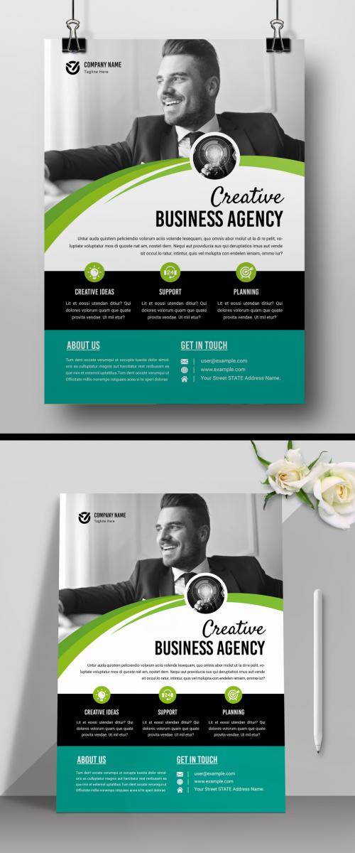 Creative Business Agency Flyer Design Template 572835096