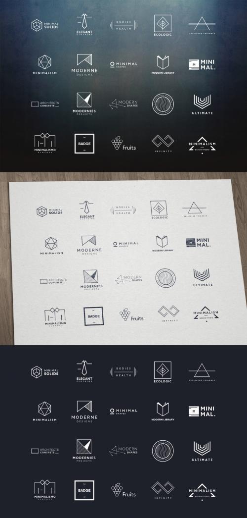 20 Minimalist Logo Layouts 3 127979118