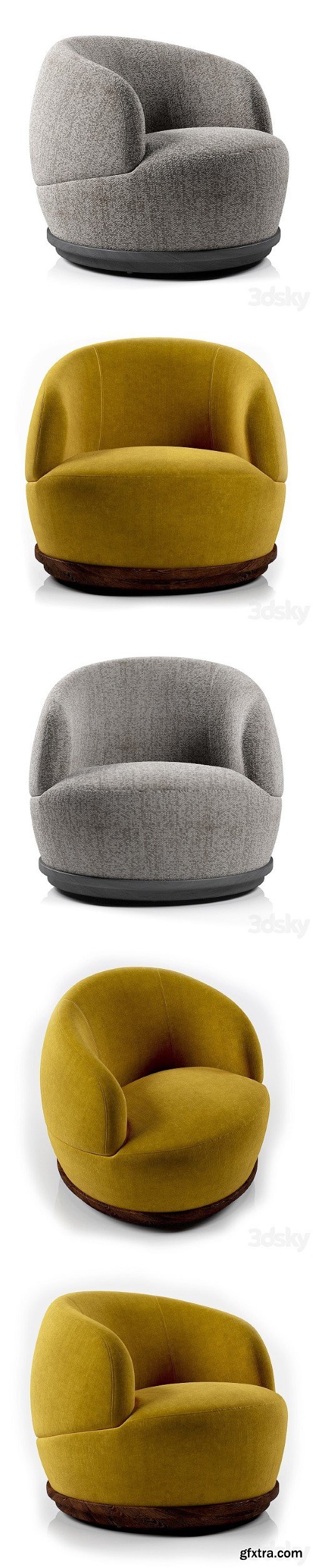 District Eight Orbit Armchair 1