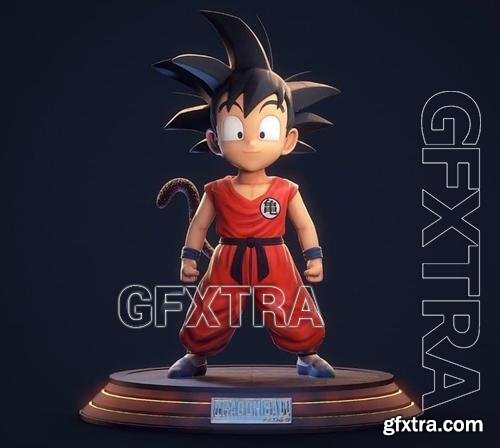 Goku Kid Dragon Ball &ndash; 3D Print Model