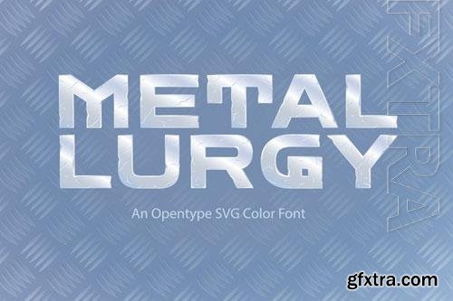 Metallurgy font