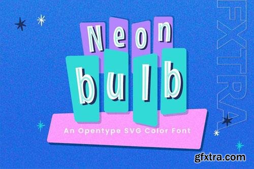 Neon Bulb font