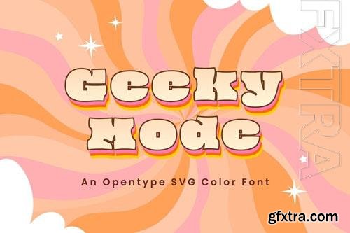 Geeky Mode font