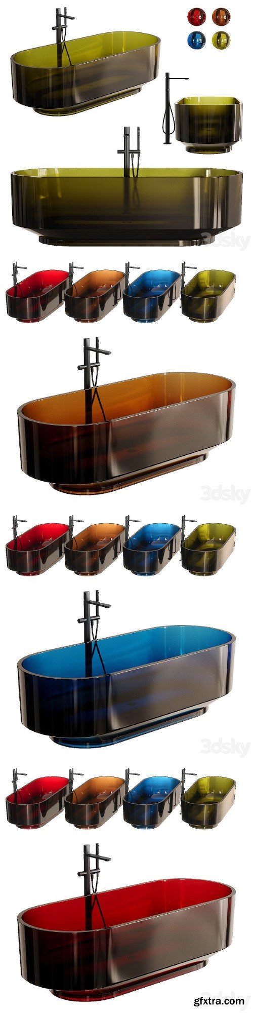 Antonio Lupi Borghi Bathtub