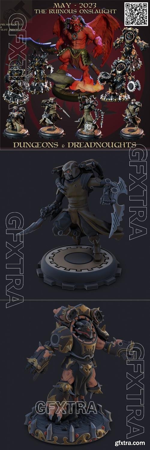 Dungeons and Dreadnoughts - The Ruinous Onslaught May 2023 &ndash; 3D Print Model