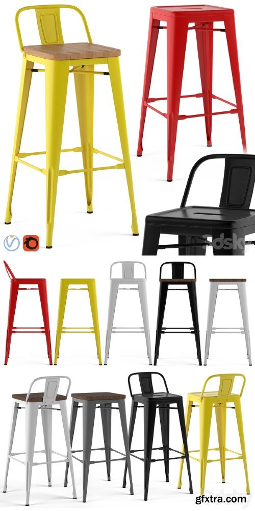 Tolix stools