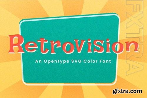 Retrovision font