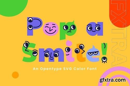 Pop a Smile font