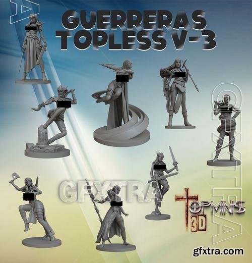 Guerreras Topless V3 &ndash; 3D Print Model