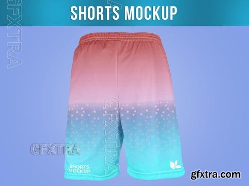 Shorts Mockup Back View 544599588