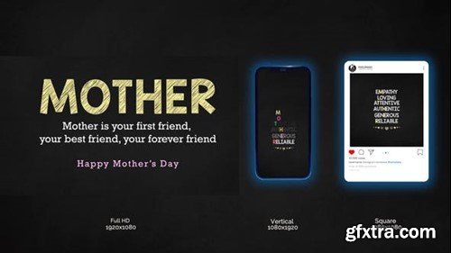 Videohive Mothers Day Text Opener 45649440