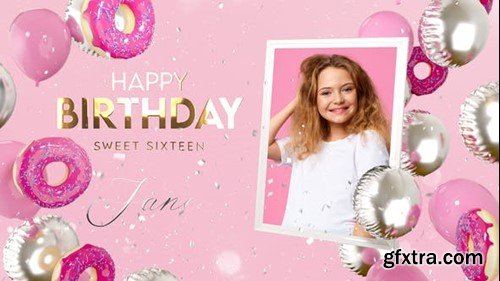 Videohive Happy Birthday Sweet Style 39916832