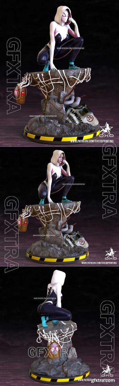 OXO3D - Spider Gwen &ndash; 3D Print Model