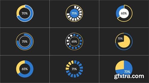 Videohive Simple Pie Infographic 45630202