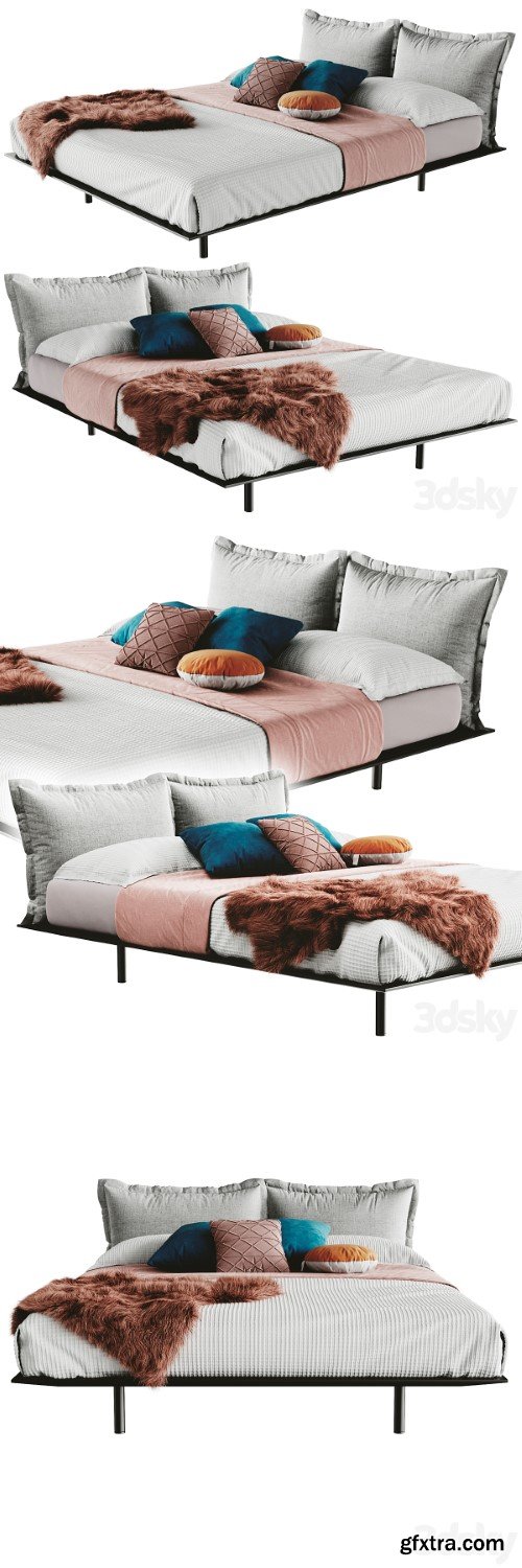 Desiree Bed Platz Fur Plaid