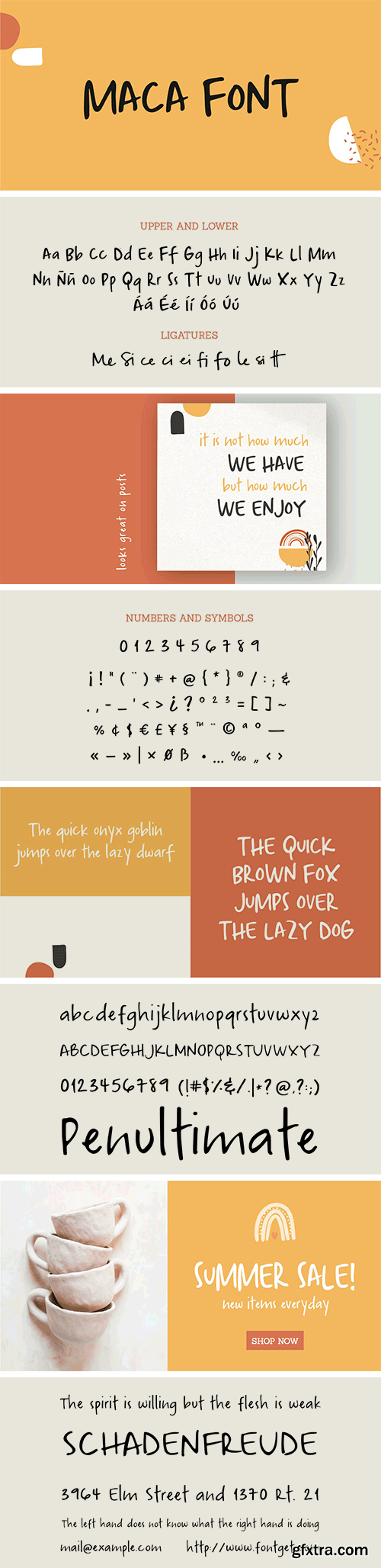 Maca Font