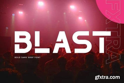 Blast font