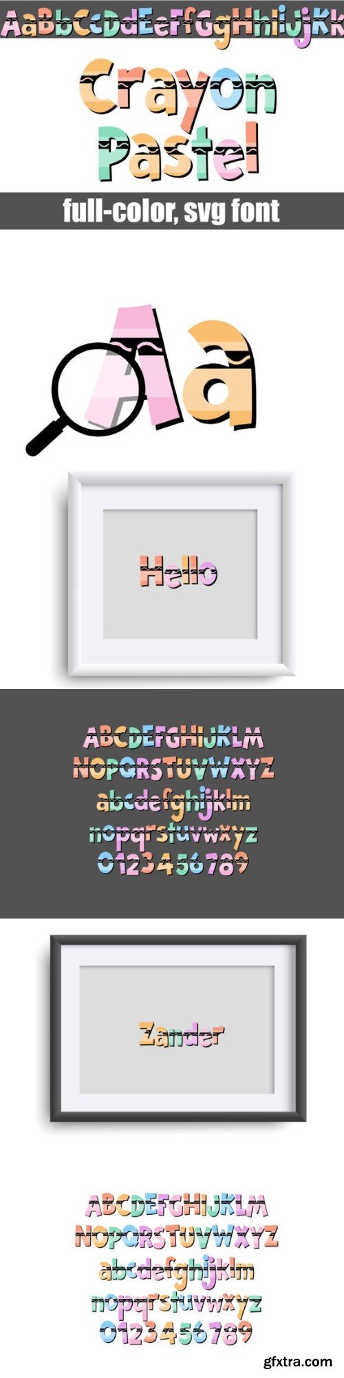 Crayon Pastel Font