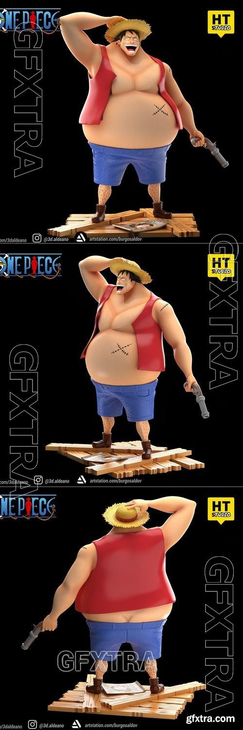 Demalo Black Fake Luffy One Piece &ndash; 3D Print Model