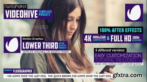 Videohive Glitch Lower Thirds Set 10246234