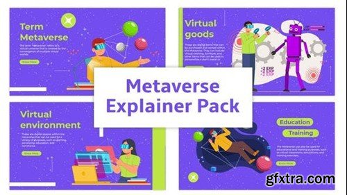 Videohive Metaverse Explainer Animation Scene 45655555