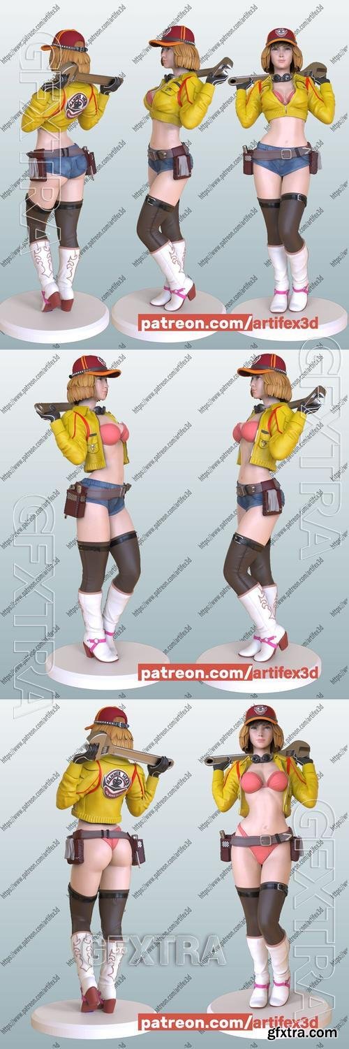 Artifex3D - Cindy Aurum Final Fantasy &ndash; 3D Print Model