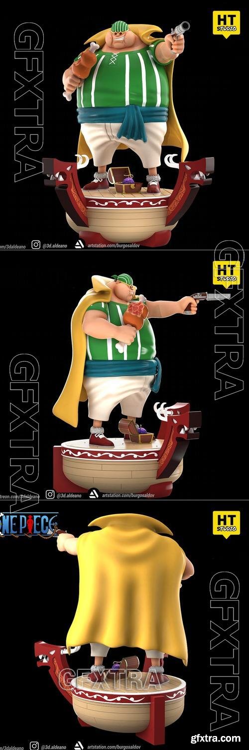 Lucky Roo Red Hair Pirates One Piece &ndash; 3D Print Model