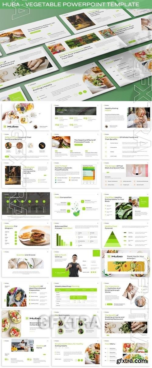 Huba - Vegetable Powerpoint Template DWBQAA2