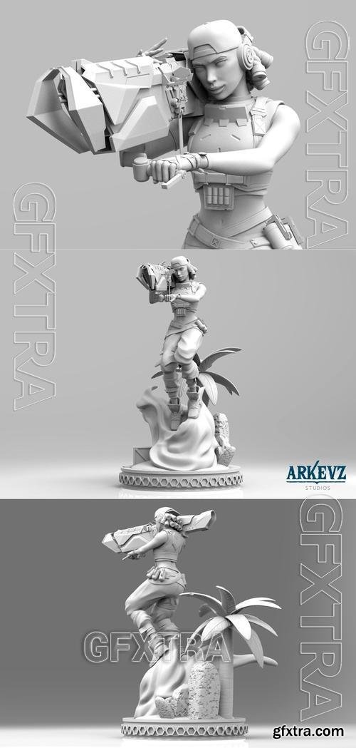 Raze - Valorant &ndash; 3D Print Model