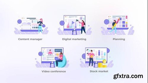 Videohive Digital marketing - Violet Concepts 45265896