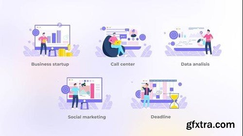 Videohive Business startup - Violet Concepts 45265853