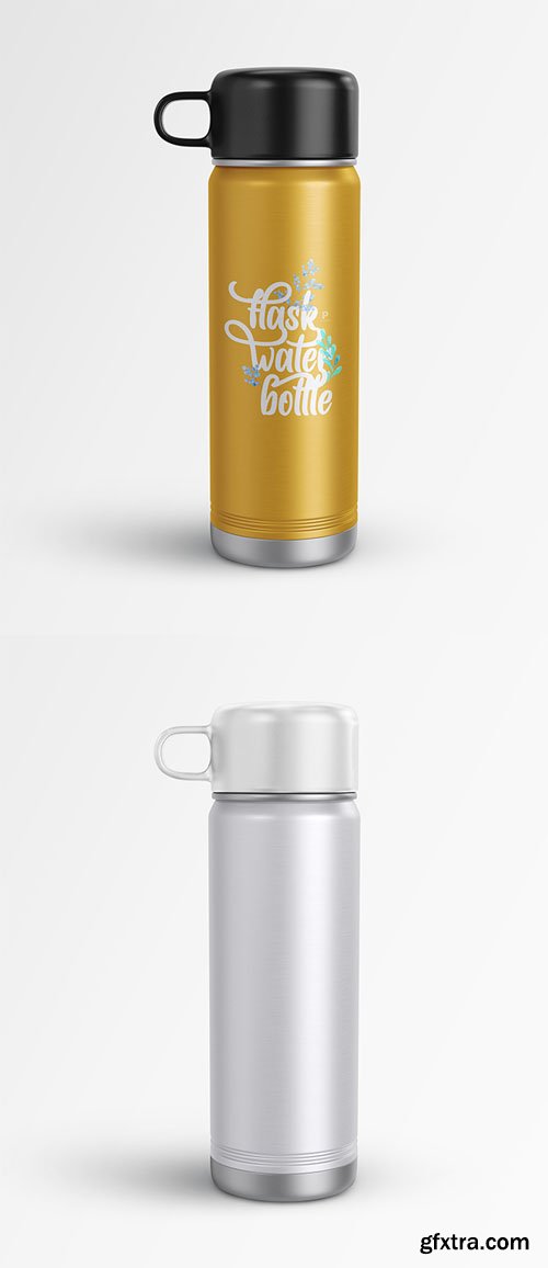 Water Flask - PSD Mockup Template