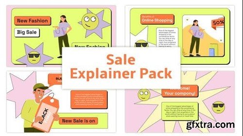 Videohive Sale Explainer Animation Scene Pack 45686852