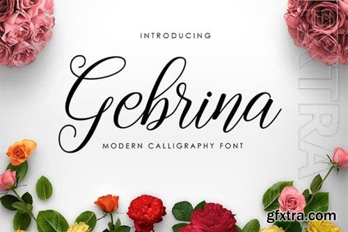 Gebrina font