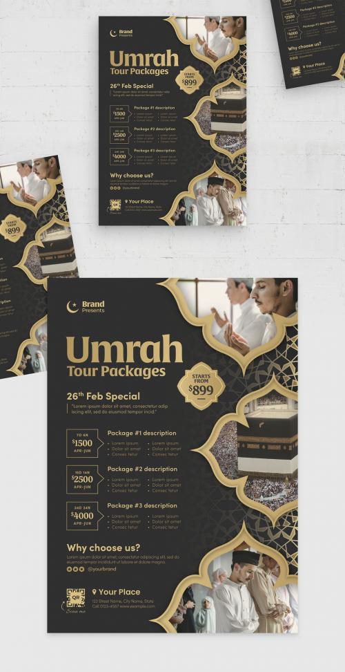 Muslim Umrah Flyer Template 571941271