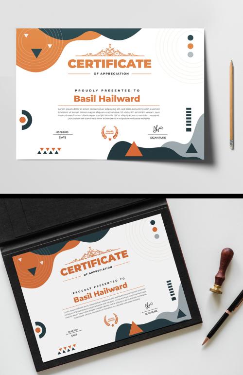 Certificate Company Design Template 572195373