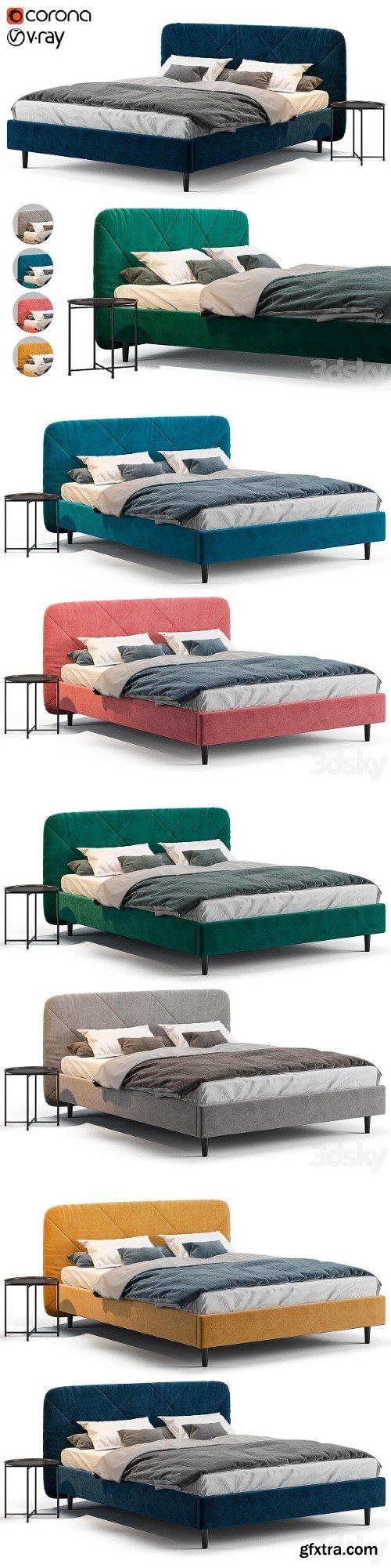 Bed Vesmar Divan Ru