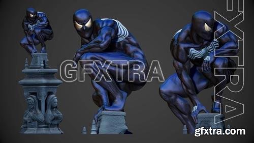 Black suit spider-man &ndash; 3D Print Model