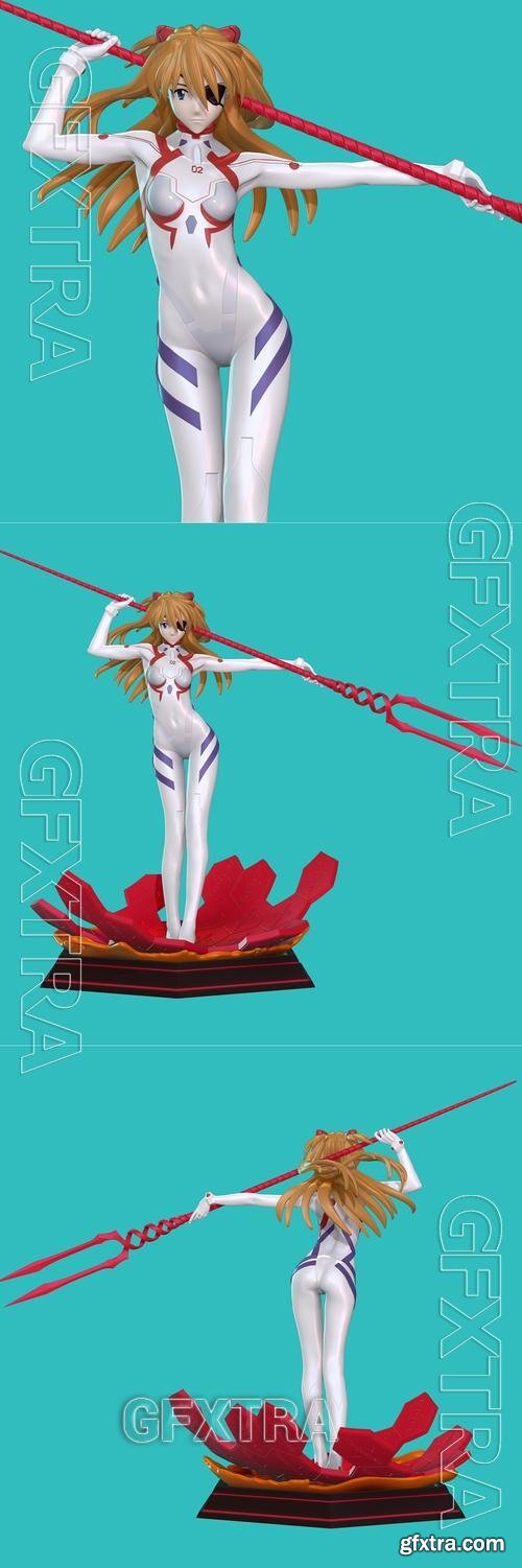 Asuka - Evangelion &ndash; 3D Print Model