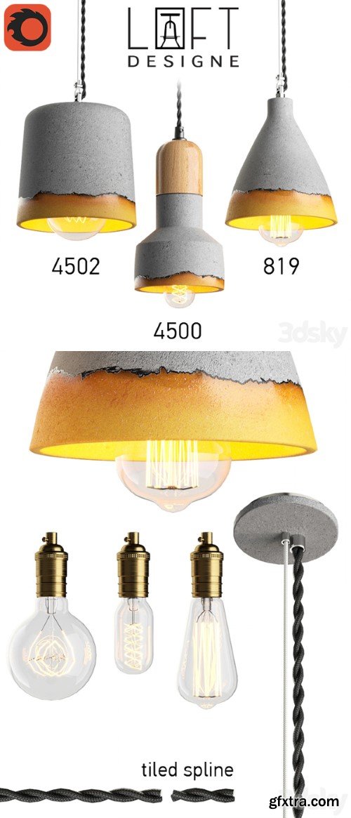 LoftDesigne Pendant Light 4502,4500,819