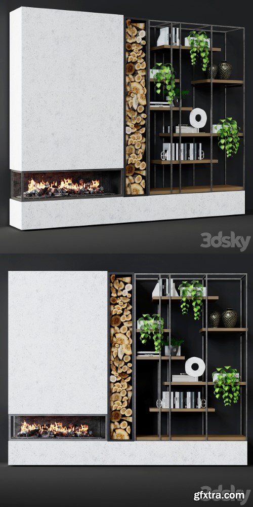 Contemporary fireplace 25