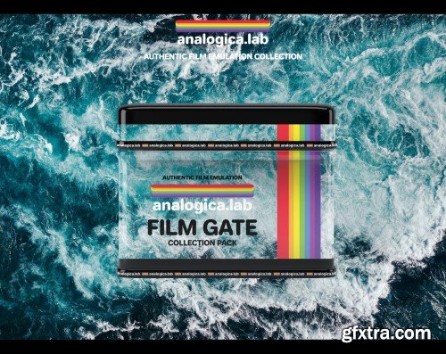 Analogica Lab - 8 Overlay FILM GATE PACK 4K - Anamorphic Film Emulation Video Photo